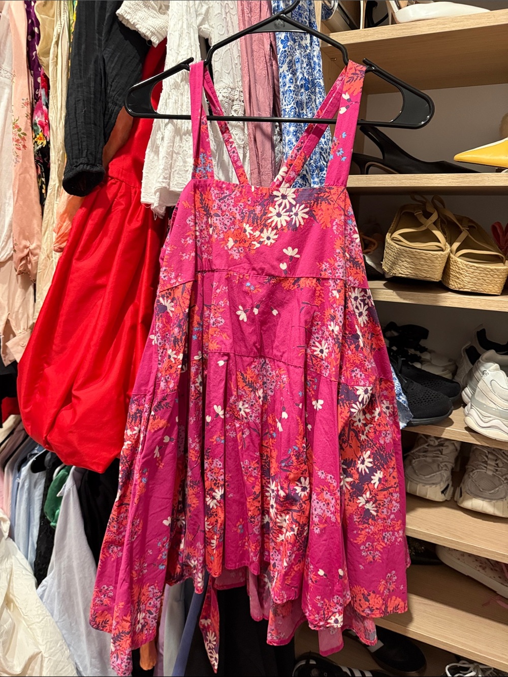 Free people floral mini dress with pockets - Picture 8 of 9
